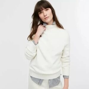 J Crew Point Sur cream 3x sweater